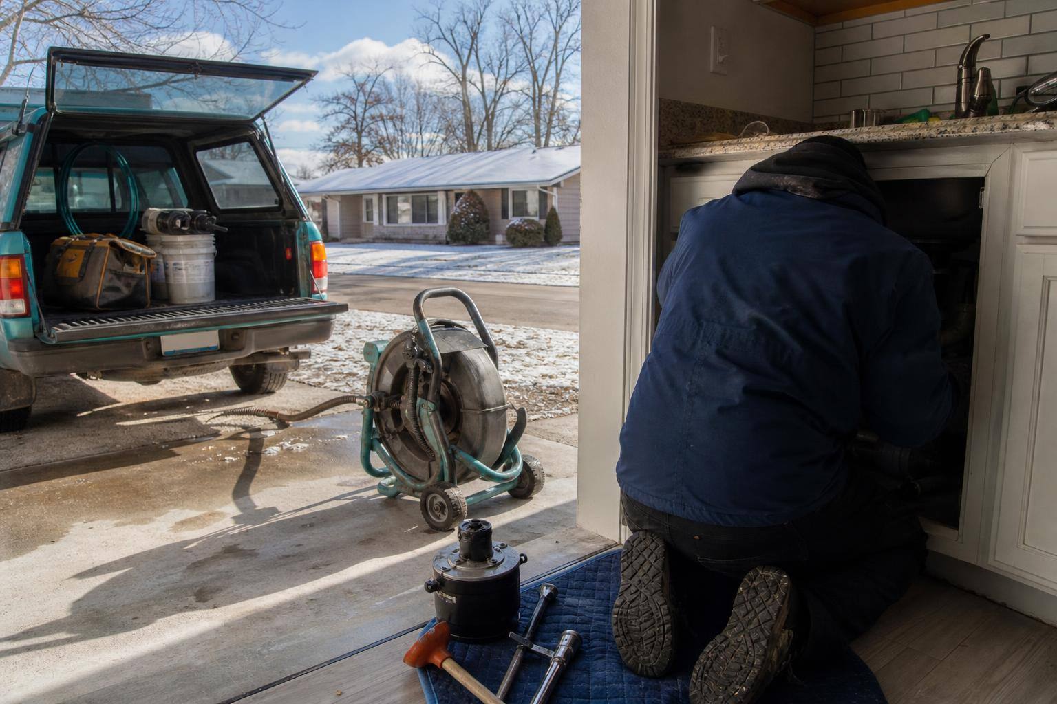 Garbage Disposal Repair & Installation at a job site in USA